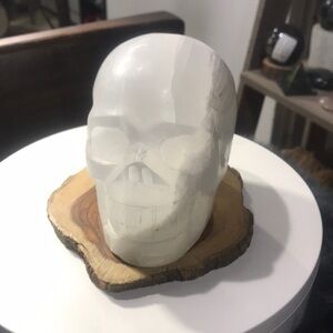 SELENITE SKULL